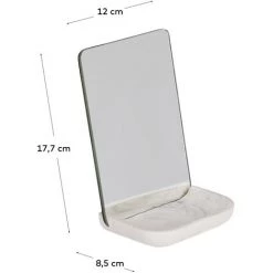 Kave Home - Miroir Sharif Avec Base En Résine Blanche - Blanc -KAVE HOME Soldes 2022 49720588 4