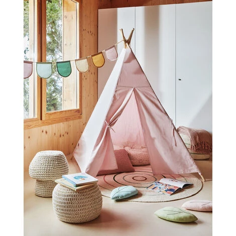 Kave Home - Housse De Coussin Shallowy 100% Coton Rose 30 X 50 Cm - Rose 4 Kave Home - Housse De Coussin Shallowy 100% Coton Rose 30 X 50 Cm - Rose – Image 2