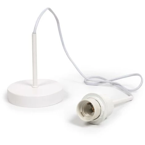 Kave Home - Monture Pour Suspension Fulvia En Métal Peint Blanc - Blanc 3 Kave Home - Monture Pour Suspension Fulvia En Métal Peint Blanc - Blanc