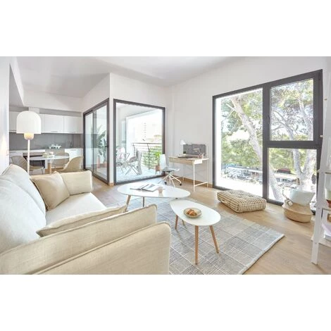 Kave Home - Plante Artificielle Pino Avec Pot En Céramique Blanc 16 Cm - Blanc 4 Kave Home - Plante Artificielle Pino Avec Pot En Céramique Blanc 16 Cm - Blanc – Image 2