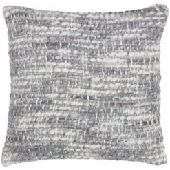 Kave Home - Housse De Coussin Persis Grise Et Bleue 45 X 45 Cm - Multicolore