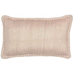 Kave Home - Housse De Coussin Augustina Rose 30 X 50 Cm - Rose