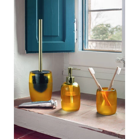 Kave Home - Distributeur De Savon Maive Jaune - Jaune 4 Kave Home - Distributeur De Savon Maive Jaune - Jaune – Image 2