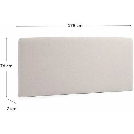 Kave Home - Housse De Tête De Lit Dyla Beige 168 X 76 Cm - Beige 5 Kave Home - Housse De Tête De Lit Dyla Beige 168 X 76 Cm - Beige – Image 3