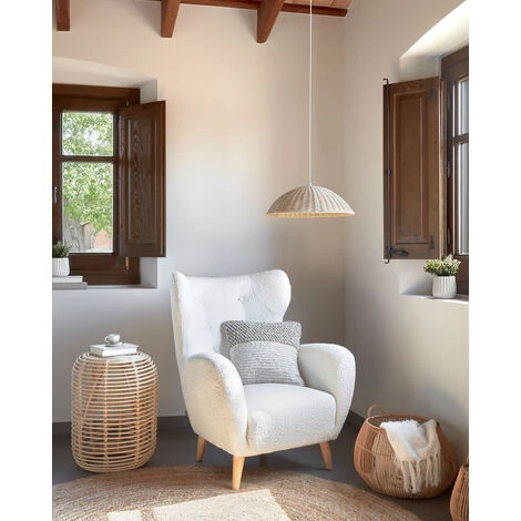 Kave Home - Suspension Deyarina En Rotin Finition Naturelle - Naturel 4 Kave Home - Suspension Deyarina En Rotin Finition Naturelle - Naturel – Image 2