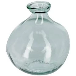 Kave Home - Vase Brenna Transparent Petit Format En Verre 100% Recyclé - Transparent