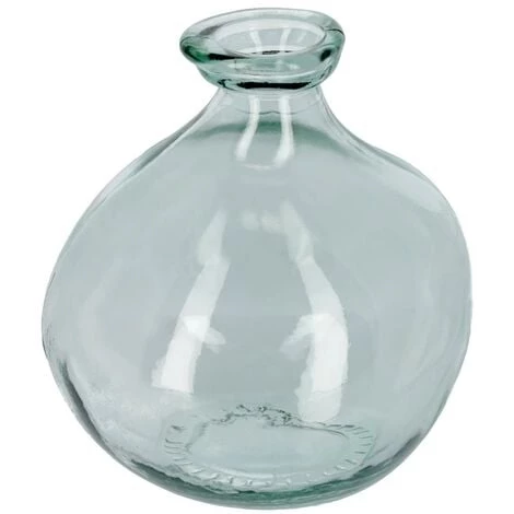 Kave Home - Vase Brenna Transparent Petit Format En Verre 100% Recyclé - Transparent 3 Kave Home - Vase Brenna Transparent Petit Format En Verre 100% Recyclé - Transparent