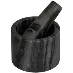 Kave Home - Mortier Johana En Marbre - Noir