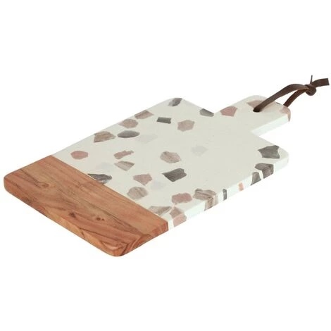 Kave Home - Plateau Temira En Bois Et Terrazzo Multicolore - Multicolore 3 Kave Home - Plateau Temira En Bois Et Terrazzo Multicolore - Multicolore