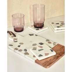 Kave Home - Plateau Temira En Bois Et Terrazzo Multicolore - Multicolore 5 Kave Home - Plateau Temira En Bois Et Terrazzo Multicolore - Multicolore -KAVE HOME Soldes 2022 50695585 2