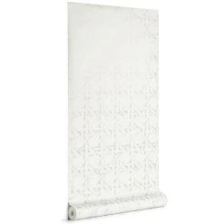 Kave Home - Papier Peint Viveka Gris Et Argenté 10 X 0,53 M FSC MIX Credit - Gris