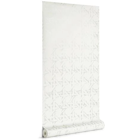 Kave Home - Papier Peint Viveka Gris Et Argenté 10 X 0,53 M FSC MIX Credit - Gris 3 Kave Home - Papier Peint Viveka Gris Et Argenté 10 X 0,53 M FSC MIX Credit - Gris