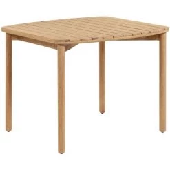 Kave Home - Table Sheryl En Bois Massif D'eucalyptus 90 X 90 Cm FSC 100% - Naturel