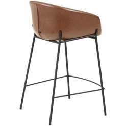 Kave Home - Tabouret De Bar Yvette En Polyuréthane Marron Hauteur 65 Cm - Marron 8 Kave Home - Tabouret De Bar Yvette En Polyuréthane Marron Hauteur 65 Cm - Marron -KAVE HOME Soldes 2022 51186098 3
