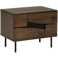 Kave Home - Table De Chevet Cutt 60 X 51 Cm - Naturel