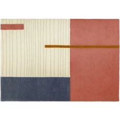 Kave Home - Tapis Bahiti En Laine 160 X 230 Cm - Multicolore