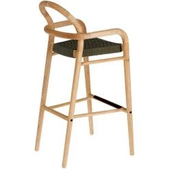 Kave Home - Tabouret Sheryl En Bois Massif D'eucalyptus Et Corde Vert Hauteur 79 Cm FSC 100% - Naturel 9 Kave Home - Tabouret Sheryl En Bois Massif D'eucalyptus Et Corde Vert Hauteur 79 Cm FSC 100% - Naturel -KAVE HOME Soldes 2022 51186113 3