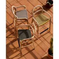 Kave Home - Tabouret Sheryl En Bois Massif D'eucalyptus Et Corde Beige Hauteur 69 Cm FSC 100% - Naturel 10 Kave Home - Tabouret Sheryl En Bois Massif D'eucalyptus Et Corde Beige Hauteur 69 Cm FSC 100% - Naturel -KAVE HOME Soldes 2022 51186120 4