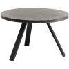 Kave Home - Table Ronde Shanelle En Terrazzo Noir Et Pieds En Acier Noir Ø 120 Cm - Noir 2 Kave Home - Table Ronde Shanelle En Terrazzo Noir Et Pieds En Acier Noir Ø 120 Cm - Noir -KAVE HOME Soldes 2022 51186128 1