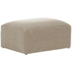 Kave Home - Repose-pieds Blok 90 X 70 Cm Beige - Beige