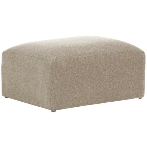 Kave Home - Repose-pieds Blok 90 X 70 Cm Beige - Beige 3 Kave Home - Repose-pieds Blok 90 X 70 Cm Beige - Beige