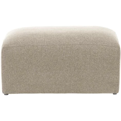 Kave Home - Repose-pieds Blok 90 X 70 Cm Beige - Beige 4 Kave Home - Repose-pieds Blok 90 X 70 Cm Beige - Beige – Image 2
