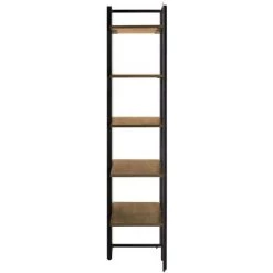 Kave Home - Étagère Nadyria En Placage De Noyer Et Acier Finition Noire 100 X 180 Cm - Naturel 9 Kave Home - Étagère Nadyria En Placage De Noyer Et Acier Finition Noire 100 X 180 Cm - Naturel -KAVE HOME Soldes 2022 51186215 3