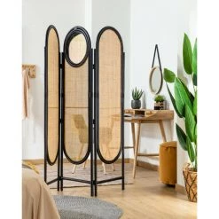 Kave Home - Paravent Lalita - Naturel -KAVE HOME Soldes 2022 51186218 4