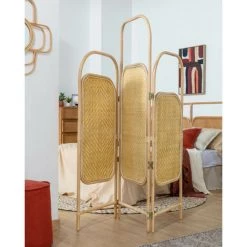 Kave Home - Paravent Krysia - Naturel 10 Kave Home - Paravent Krysia - Naturel -KAVE HOME Soldes 2022 51186230 4