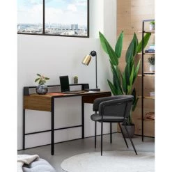 Kave Home - Chaise Runnie Gris Foncé Et Pieds En Acier Noir - Noir 10 Kave Home - Chaise Runnie Gris Foncé Et Pieds En Acier Noir - Noir -KAVE HOME Soldes 2022 51186246 4