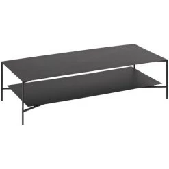Kave Home - Table Basse Azisi 140 X 60 Cm - Noir