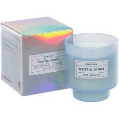 Kave Home - Bougie Parfumée Exotic Vibes - Bleu