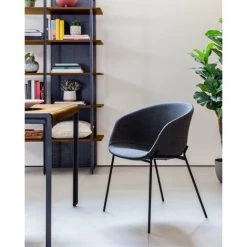 Kave Home - Chaise Yvette Gris Foncé - Gris -KAVE HOME Soldes 2022 51186284 4