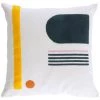 Kave Home - Housse De Coussin Natala 100 % Coton Demi-cercle Et Rectangle Bleu 45 X 45 Cm - Blanc 2 Kave Home - Housse De Coussin Natala 100 % Coton Demi-cercle Et Rectangle Bleu 45 X 45 Cm - Blanc -KAVE HOME Soldes 2022 51186285 1
