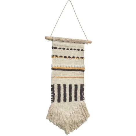 Kave Home - Tapisserie Murale Nana En Coton Beige 25 X 50 - Beige 3 Kave Home - Tapisserie Murale Nana En Coton Beige 25 X 50 - Beige