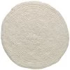 Kave Home - Tapis Rond Puppy 100 % Laine Ø 100 Cm - Blanc 1 Kave Home - Tapis Rond Puppy 100 % Laine Ø 100 Cm - Blanc -KAVE HOME Soldes 2022 51186308 1
