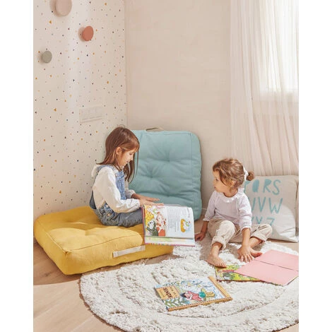 Kave Home - Tapis Rond Puppy 100 % Laine Ø 100 Cm - Blanc 4 Kave Home - Tapis Rond Puppy 100 % Laine Ø 100 Cm - Blanc – Image 2