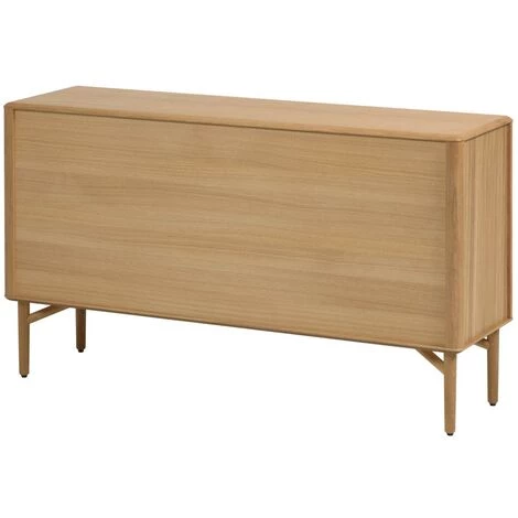 Kave Home - Buffet Lenon 2 Portes Et 3 Tiroirs Bois Et Placage Chêne 155 X 86 Cm FSC MIX Credit - Naturel 5 Kave Home - Buffet Lenon 2 Portes Et 3 Tiroirs Bois Et Placage Chêne 155 X 86 Cm FSC MIX Credit - Naturel – Image 3