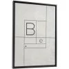 Kave Home - Tableau Myrthe En Bois Noir Lettre B 50 X 70 Cm - Gris 2 Kave Home - Tableau Myrthe En Bois Noir Lettre B 50 X 70 Cm - Gris -KAVE HOME Soldes 2022 51186323 1