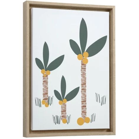 Kave Home - Tableau Uriana 30 X 42 Cm Palmiers Multicolore - Multicolore 3 Kave Home - Tableau Uriana 30 X 42 Cm Palmiers Multicolore - Multicolore