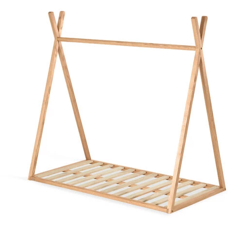 Kave Home - Lit Tipi Maralis En Bois De Hêtre Massif 70 X 140 Cm - Naturel 4 Kave Home - Lit Tipi Maralis En Bois De Hêtre Massif 70 X 140 Cm - Naturel – Image 2