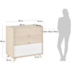 Kave Home - Commode Nunila En Contreplaqué De Frêne 90 X 90 Cm FSC 100% - Naturel 11 Kave Home - Commode Nunila En Contreplaqué De Frêne 90 X 90 Cm FSC 100% - Naturel -KAVE HOME Soldes 2022 51186365 5
