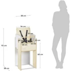Kave Home - Chaise Haute évolutive Nuun En Contreplaqué De Bouleau - Naturel 11 Kave Home - Chaise Haute évolutive Nuun En Contreplaqué De Bouleau - Naturel -KAVE HOME Soldes 2022 51186370 5