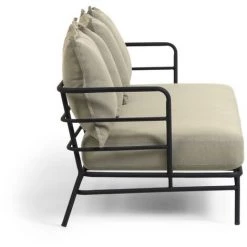 Kave Home - Canapé Mareluz 3 Places En Acier Noir 197 Cm - Beige 9 Kave Home - Canapé Mareluz 3 Places En Acier Noir 197 Cm - Beige -KAVE HOME Soldes 2022 51186378 3
