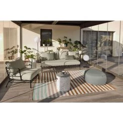 Kave Home - Canapé Mareluz 3 Places En Acier Noir 197 Cm - Beige 10 Kave Home - Canapé Mareluz 3 Places En Acier Noir 197 Cm - Beige -KAVE HOME Soldes 2022 51186378 4