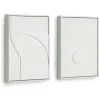 Kave Home - Lot Brunella De 2 Tableaux Blanc 32 X 42 Cm - Blanc 1 Kave Home - Lot Brunella De 2 Tableaux Blanc 32 X 42 Cm - Blanc -KAVE HOME Soldes 2022 51186381 1