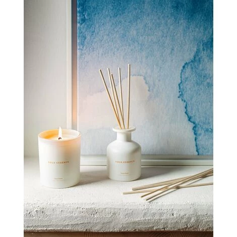 Kave Home - Bougie Parfumée Aqua Essence 180 Gr - Blanc 4 Kave Home - Bougie Parfumée Aqua Essence 180 Gr - Blanc – Image 2