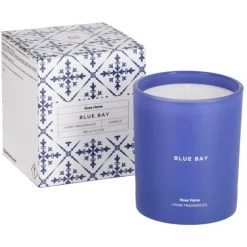 Kave Home - Bougie Parfumée Blue Bay 180 Gr - Bleu