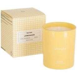 Kave Home - Bougie Parfumée Lemonade 180 Gr - Jaune
