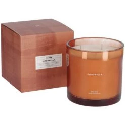 Kave Home - Bougie Parfumée Citronella Orange 750 Gr - Orange